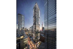 Experience urban living at its finest in this nearly new 1 bedroom suite at 327 King Street West, just one year old !