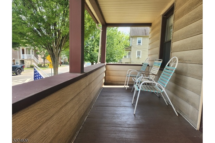 Raised front porch