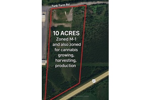 10 acre industrial lot located at 107 Tank Farm Rd, Belleville, ON K8N 4Z6 offers a prime opportunity for a wide range of industrial uses.
