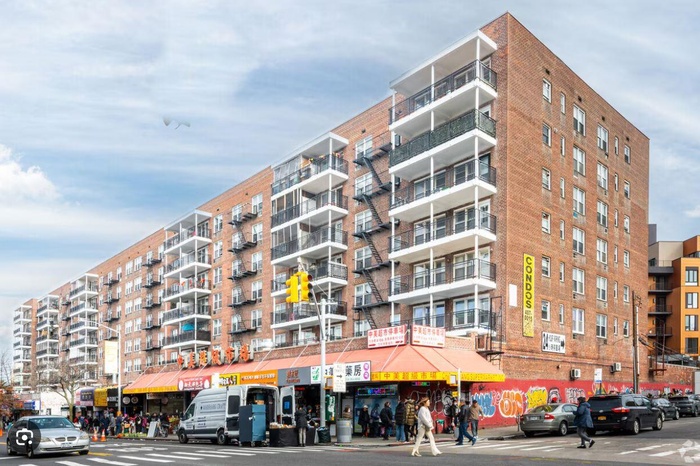 View of apartment building / complex