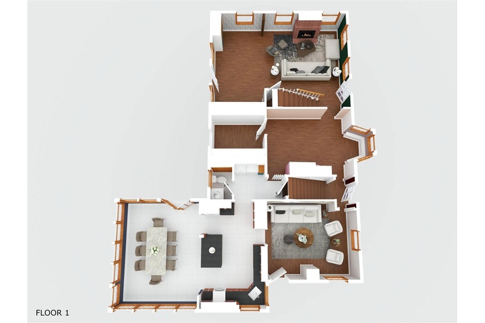 View of floor plan / room layout