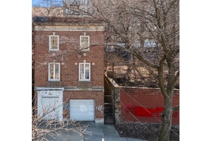 Two story prewar house available for purchase for renovation or as a new development site.