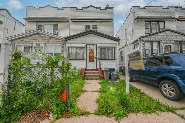 View of front of property featuring entry steps