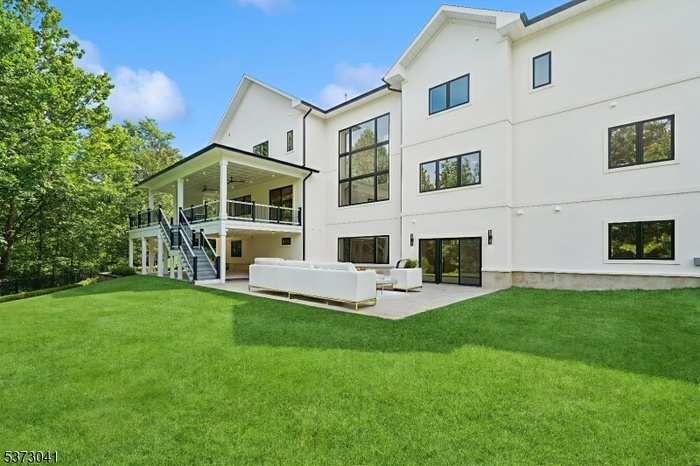 Back view of home