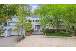 Old Brookville Contemporary Home Stunning and serene property backing lush nature preserve 80 Valentines Lane offers pure peace and privacy on Long Island's Gold Coast.