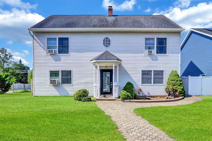 Front of House with Enclosed Porch