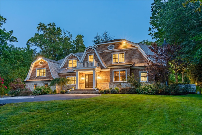 Chic Hamptons-Style Front Facade w/Brand New Cedar Shingle Roof
