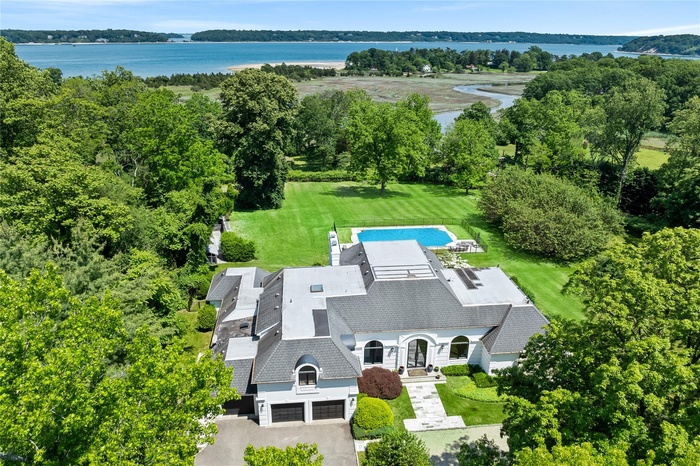 Aerial view of property