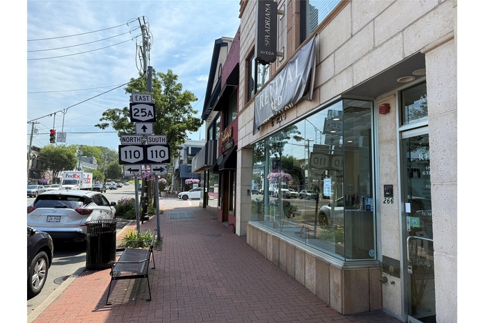 Front of the business on Main Street