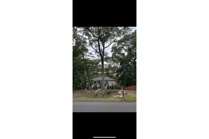 View of single story home