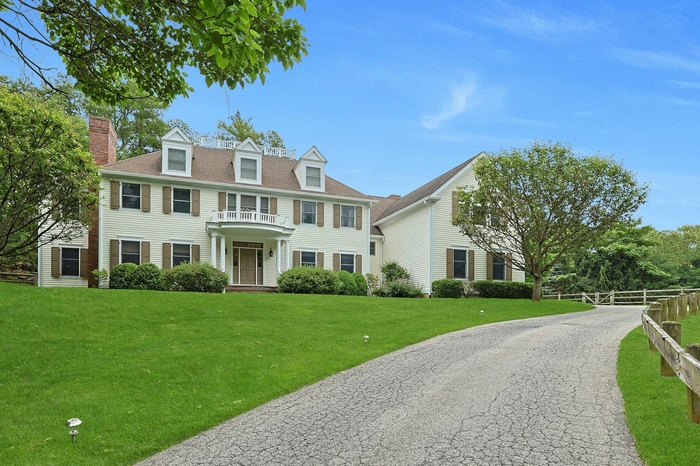 Classic styled colonial house situated in a private setting.