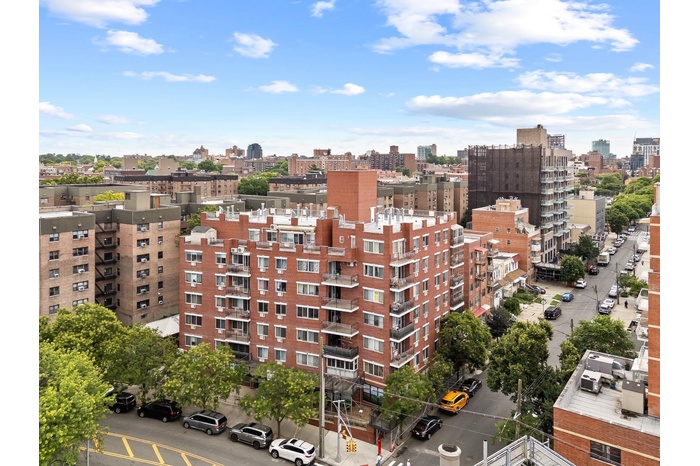 View of building exterior with a view of city