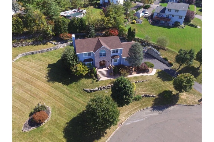 View from above of property