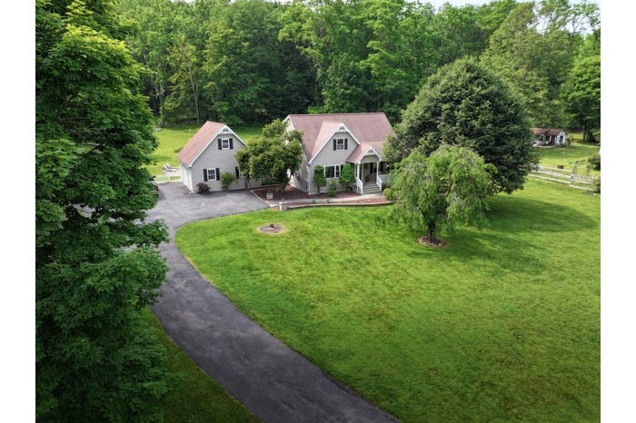 View from above of property