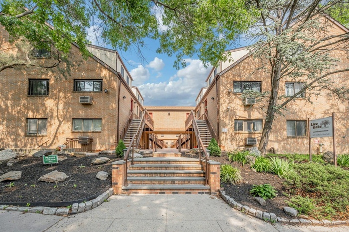 View of building exterior featuring stairway
