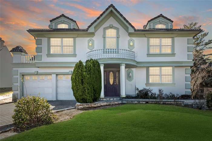 Welcome Home...  Custom Designed  Mediterranean Style Colonial With A Juliette Balcony And...