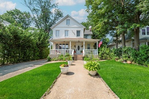 Great Neck North Charming Colonial On a Magnificent 50 x 200 Park like Grounds.