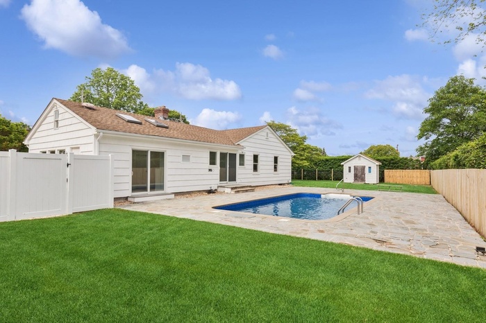 View of Pool, House and Patio