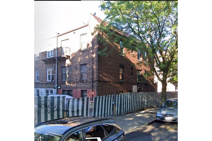 back of the property