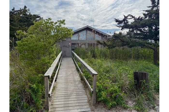 View of back of property
