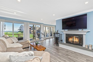 Waterfront with Views of the Bay to Dune Road !