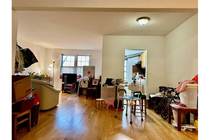 Misc room featuring hardwood / wood-style floors