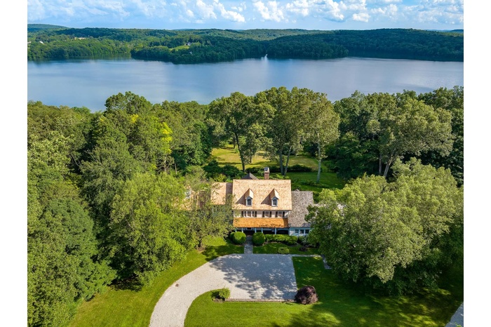Beautiful and private 49 acre property commanding a view of The Titicus Reservoir