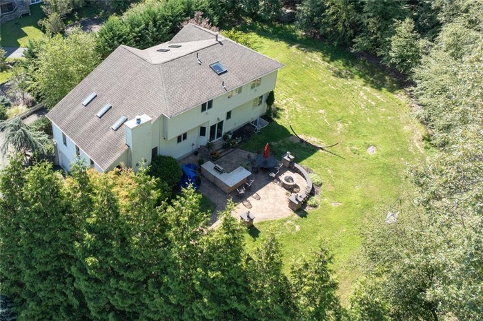 Aerial view of property and surrounding area