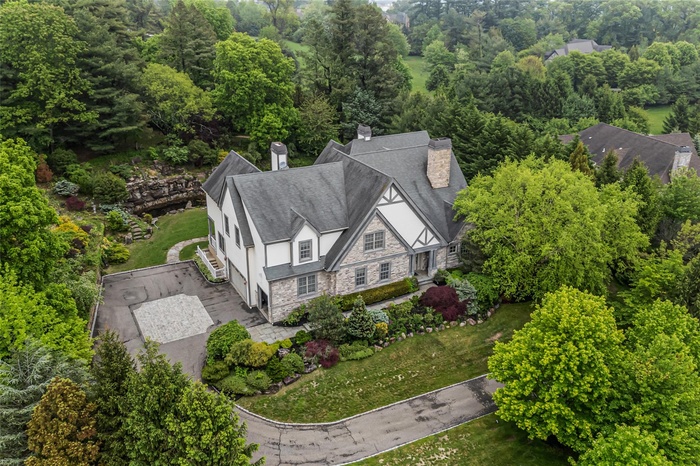 View from above of property