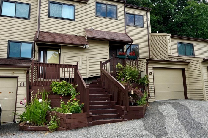 Exterior of 13 Butternut, with attached garage