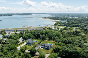 Newly constructed home on a generous acre, just a few hundred yards from the Peconic Bay.