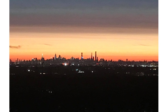 View of nature at dusk