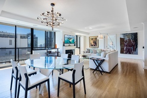 Residence 30ABC is a one of a kind, full floor 3 bedroom, 3.
