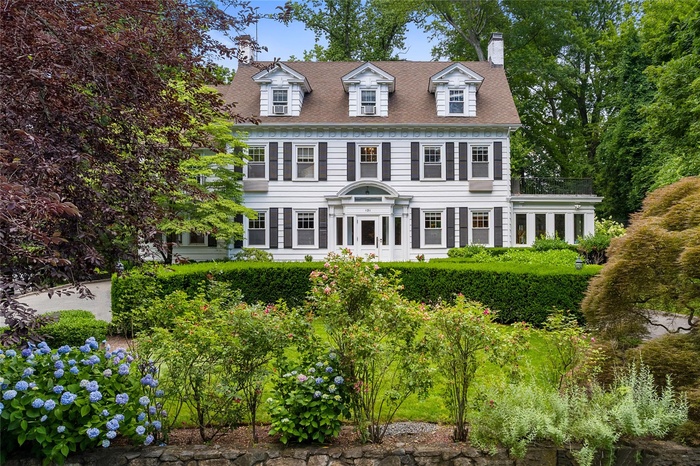 Elegant home with front garden.