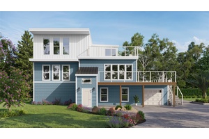 Imagine owning this beautiful post modern beauty in desirable Oak Beach when you get the opportunity to pick you own colors and some interior details.