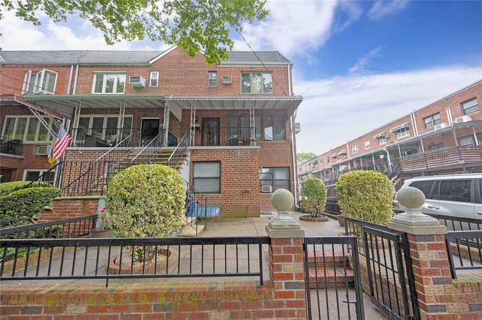 Front of the brick house