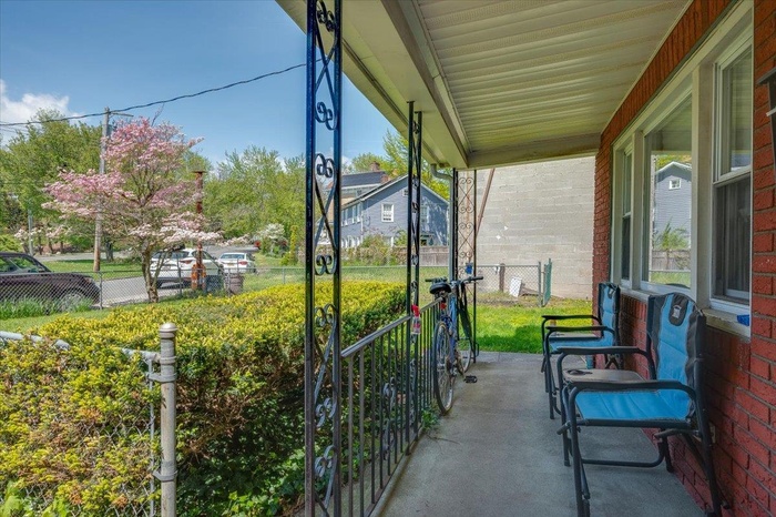 Relax on the front porch.