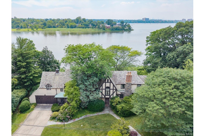 View of subject property featuring a nearby body of water