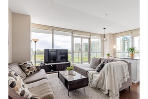 Discover urban lakeside living in this beautifully maintained 2 bedroom, 2 bathroom corner suite at Beyond the Sea North Tower in Mimico.