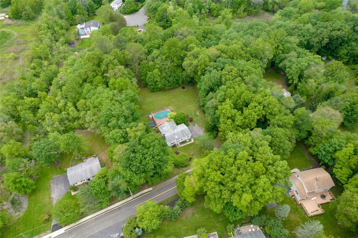 Aerial overview of property's location