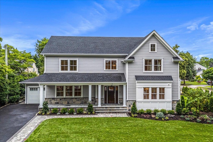 Bluestone Covered Front Porch
