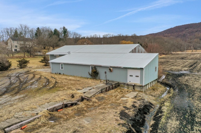 View from above of property