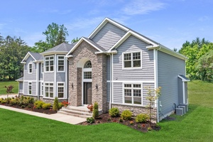 Welcome to 28 Meadow Glen Road, An Exceptional New Construction, Nestled On A Full Acre In The Desirable Fort Salonga Section of Northport, Within The Highly Regarded King Park School ...