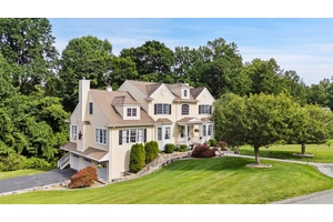 Welcome to this absolutely stunning four bedroom Colonial, perfectly situated on a peaceful cul de sac and set on over two beautifully landscaped acres.