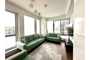 Discover an unparalleled 2 bed, 2 bath fully furnished unit at PRIME CONDOS featuring a unique 700 sqft private terrace with full north and west exposure of Jarvis.