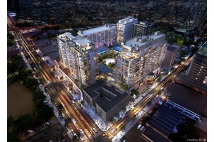 Garden facing 1br 1ba unit with lots of natural light at Tangram House South luxury condominium in the heart of Flushing.