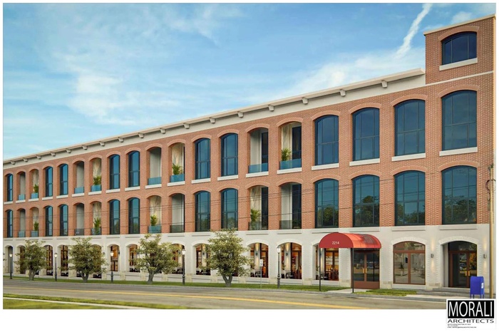 Exterior Rendering of the Front of the Building