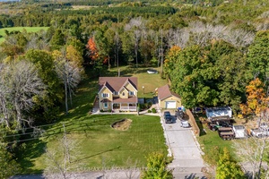 Welcome to a stunning country homestead built in 2013, offering the perfect blend of modern comforts and rustic charm.