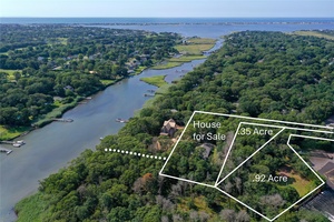 WESTHAMPTON. 92 ACRE LOT WITH WATER ACCESS Build Your Dream Home in Coveted Westhampton Located south of Montauk Highway, this.