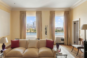 Enter into this sublime over sized classic six room apt at the magnificent River House, and immediately see spectacular river views over the East River.